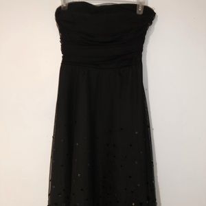 Strapless Black Dress